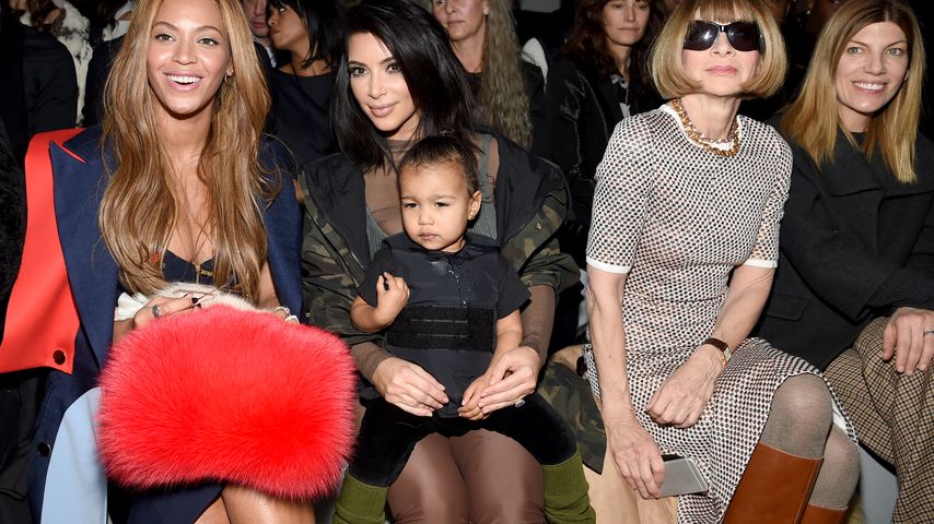 Kim Kardashian, North West und Anna Wintour