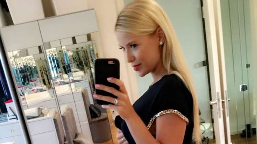 Oksana Kolenitchenko eine Woche nach der Geburt ihrer Tochter