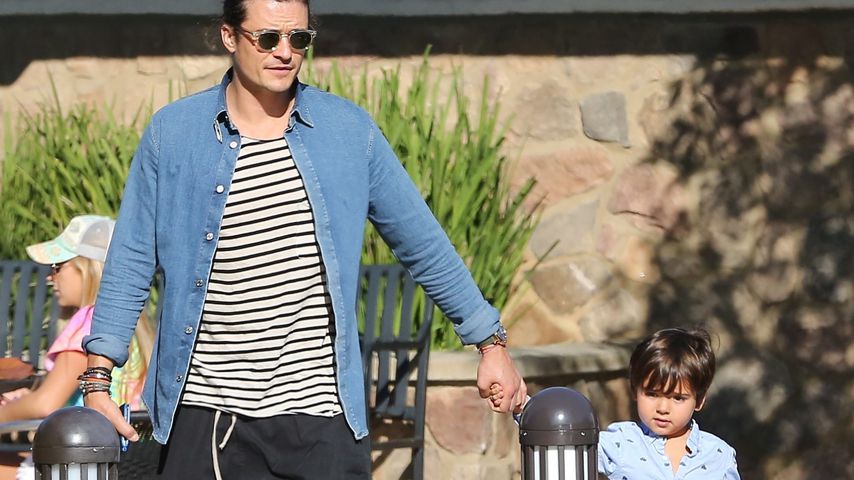 Orlando Bloom und Sohn Flynn