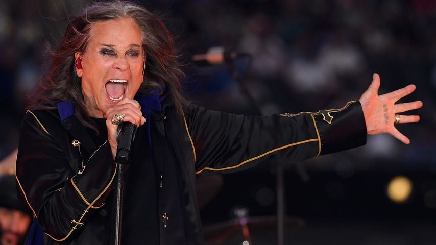 Ozzy Osbourne bei einem NFL-Spiel in Kalifornien, September 2022