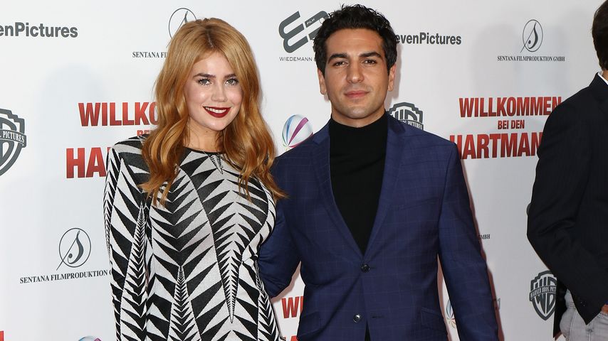 Palina Rojinski & Elyas M'Barek auf der Premiere von "Willkommen bei den Hartmanns" in München 2016