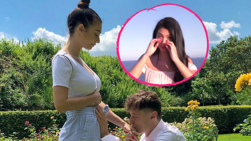 Tränen der Rührung: Paola Maria weint bei Baby-Herzschlag