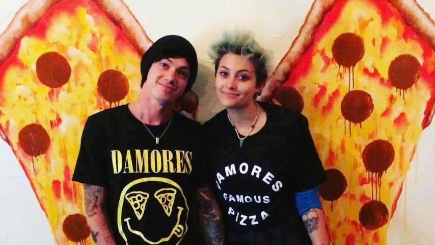 Paris Jackson und Michael Snoddy in Pizzeria in L.A.