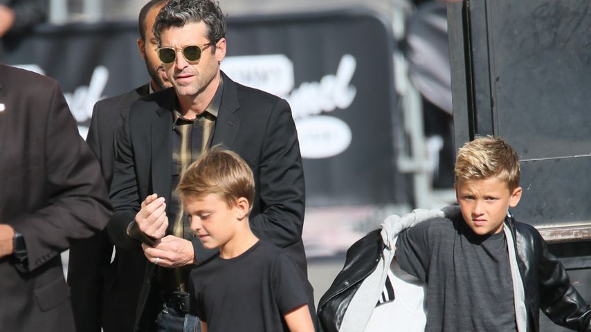 Patrick Dempsey mit seinen Zwillingssöhnen Darby und Sullivan