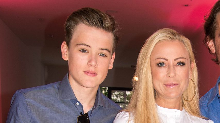 Paul Elvers und Jenny Elvers bei der Mercedes Benz Fashion Week