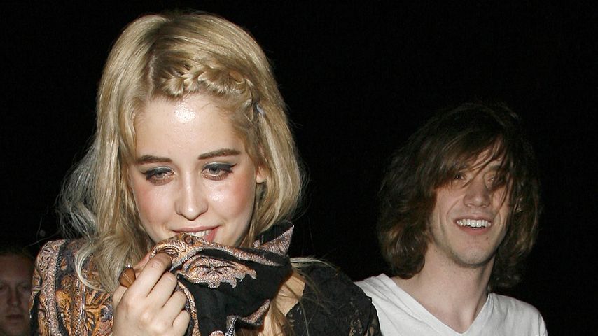 Peaches Geldof mit Max Drummey im Jahr 2008