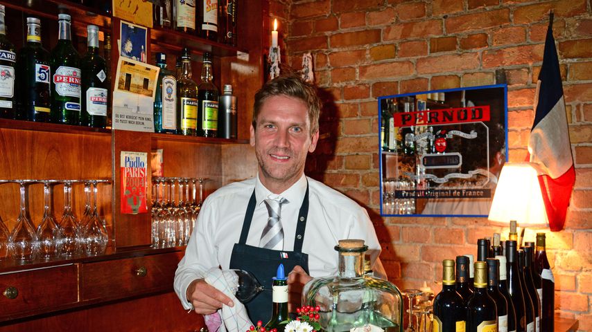 Peer Kusmagk bei der Wintereröffnung seines Restaurants 2014 in Berlin