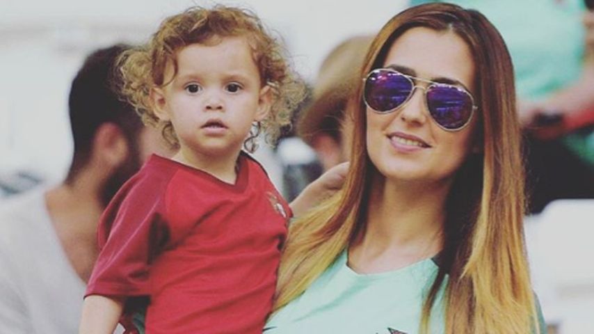 Pepes Kinder Emily und Angeli Sofi und seine Frau Ana Sofia Moreira