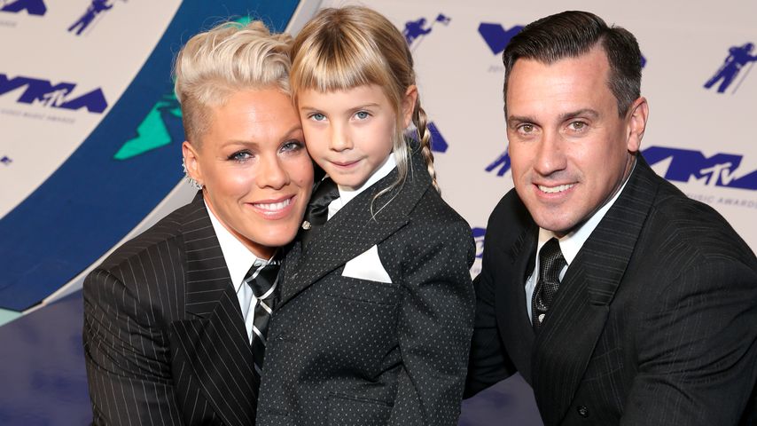 Pink, Tochter Willow und Ehemann Carey Hart bei den MTV Video Music Awards in Inglewood