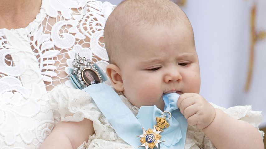 Prinz Alexander von Schweden bei seiner Taufe im September 2016