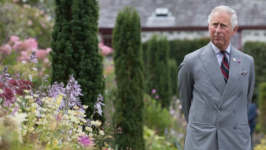 Prince Charles in den Plas Cadnant Hidden Gardens in Wales