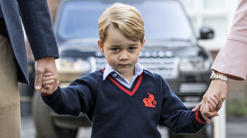 Prinz George bei seiner Einschulung