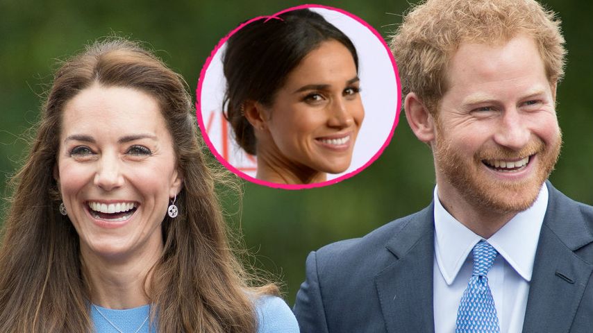 Herzogin Kate, Prinz Harry und Meghan Markle
