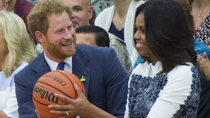 Prinz Harry und Michelle Obama