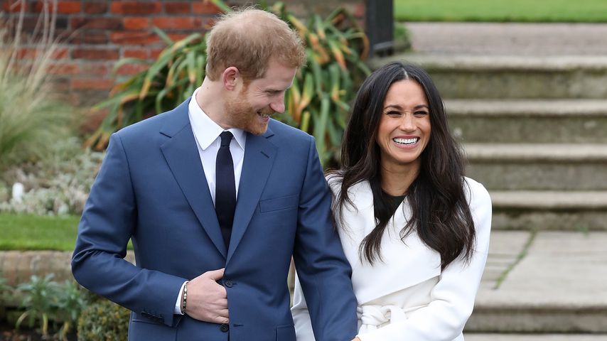 1. Fotos: Verlobungs-Auftritt von Prinz Harry & Meghan