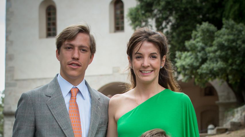 Prinz Louis und Prinzessin Tessy 2014 mit ihren Söhnen