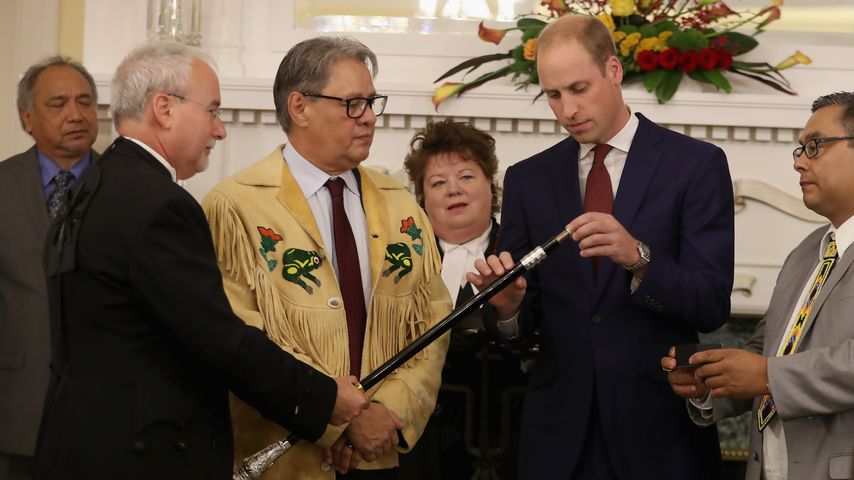 Prinz William (2.v.r.) bei einer Veranstaltung in Victoria