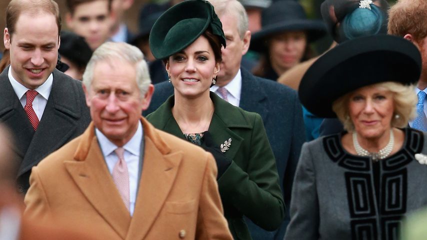 Herzogin Kate, Prinz William, Prinz Charles und Camilla Parker Bowles