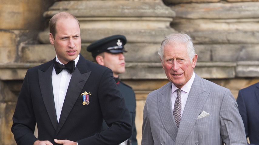 Prinz William und Prinz Charles in Edinburgh