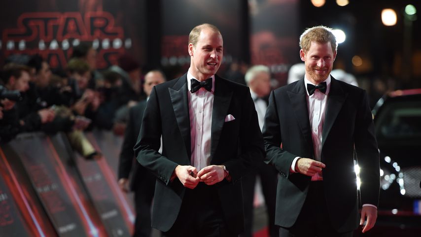 "Star Wars": Prinz William & Harry auf der Europa-Premiere