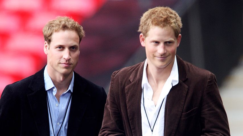 Prinz William und sein Bruder Harry