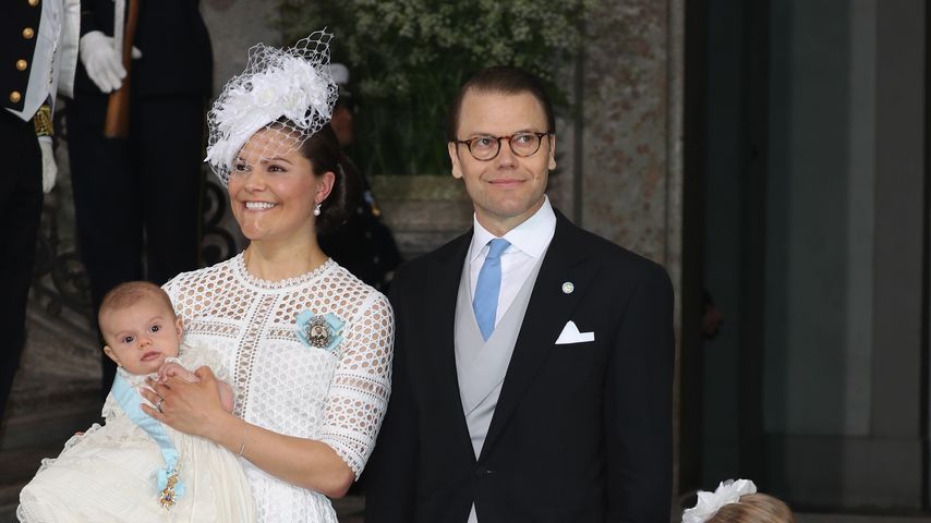 Prinzessin Victoria und Prinz Daniel mit ihren Kindern Prinz Oskar und Prinzessin Estelle