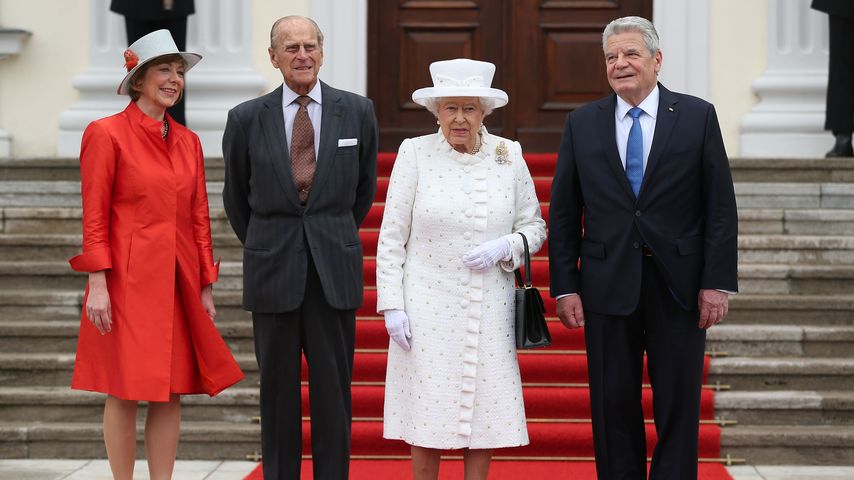 Queen Elizabeth II., Prinz Philip und Joachim Gauck