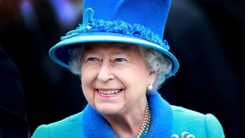Queen Elizabeth II. 2015 in Tweedbank, Schottland