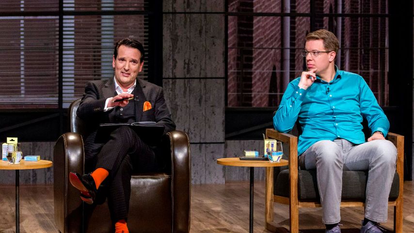 Ralf Dümmel und Frank Thelen in der zweiten Folge "Die Höhle der Löwen" 2016