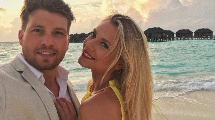 Raúl Richter und Valentina Pahde auf den Malediven im Juli 2016