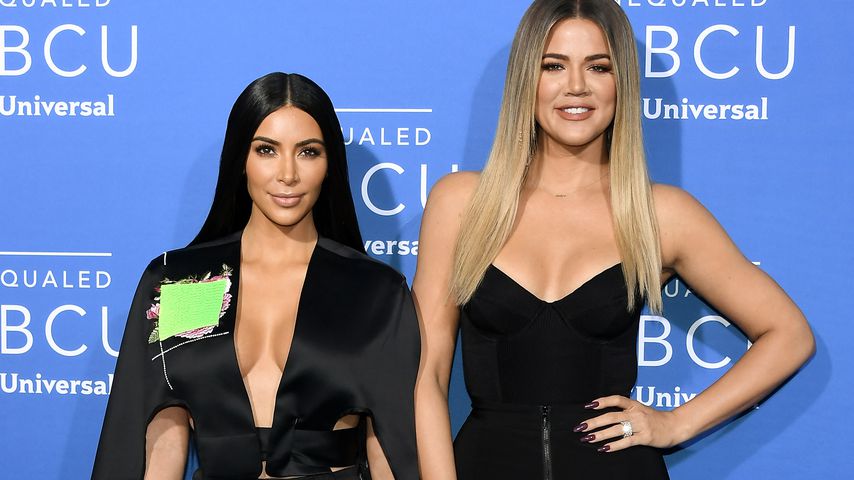 Kim Kardashian und ihre Schwester Khloe Kardashian