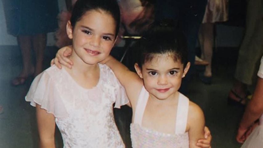 Kendall und Kylie Jenner als Kinder