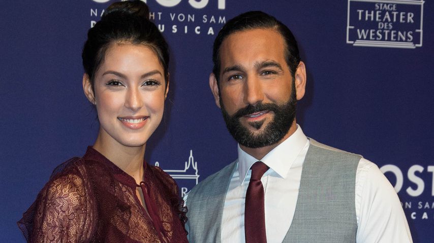 Rebecca Mir und Massimo Sinató bei der "Ghost"-Musical-Premiere in Berlin