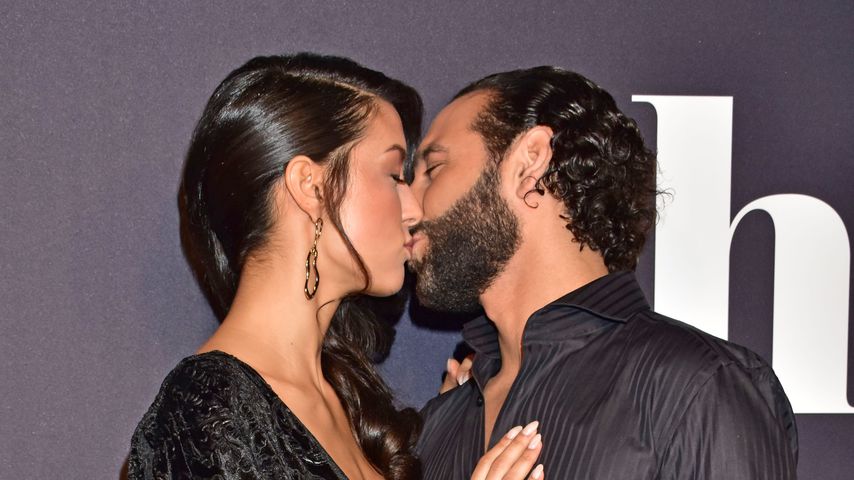 Rebecca Mir und Massimo Sinató bei der Mercedes-Benz Fashion Week in Berlin 2017