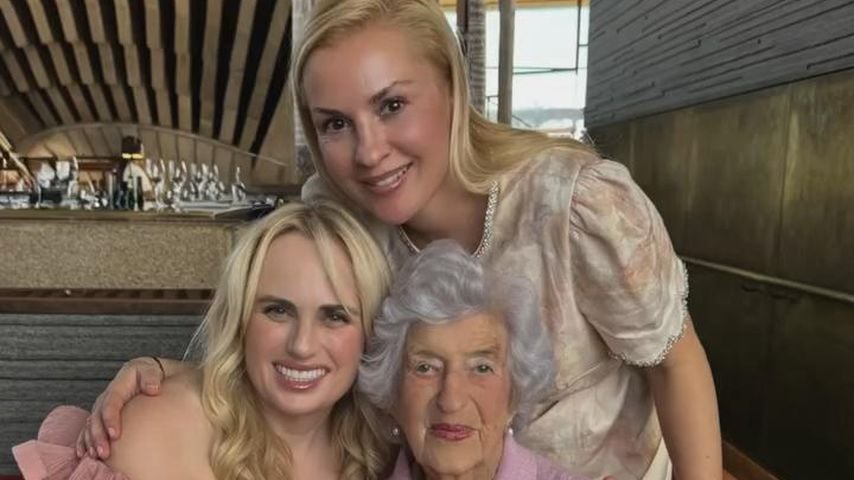 Rebel Wilson, ihre Frau Ramona Agruma und Rebels Oma Gar