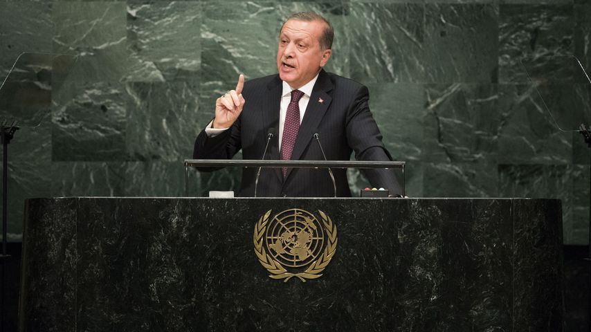 Recep Tayyip Erdoğan bei einer UN-Versammlung