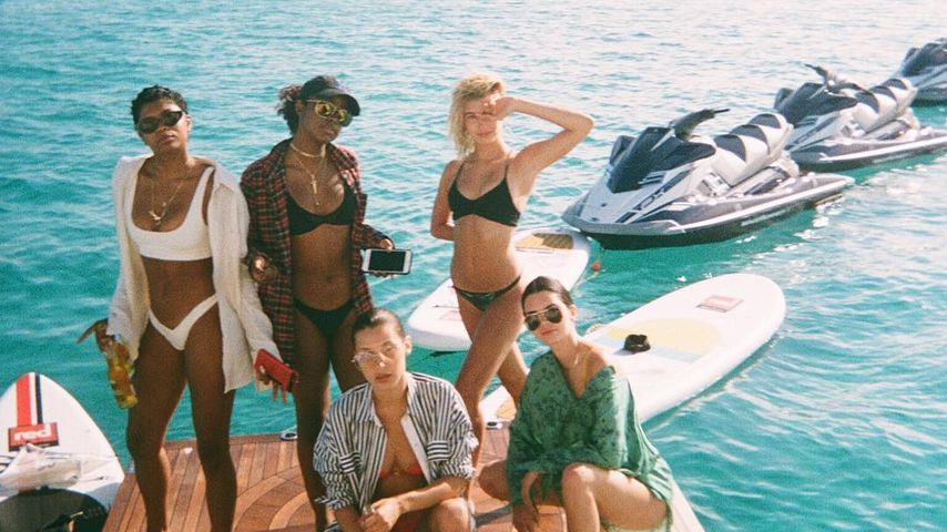 Renell Medrano, Justine Skye, Bella Hadid, Hailey Baldwin und Kendall Jenner