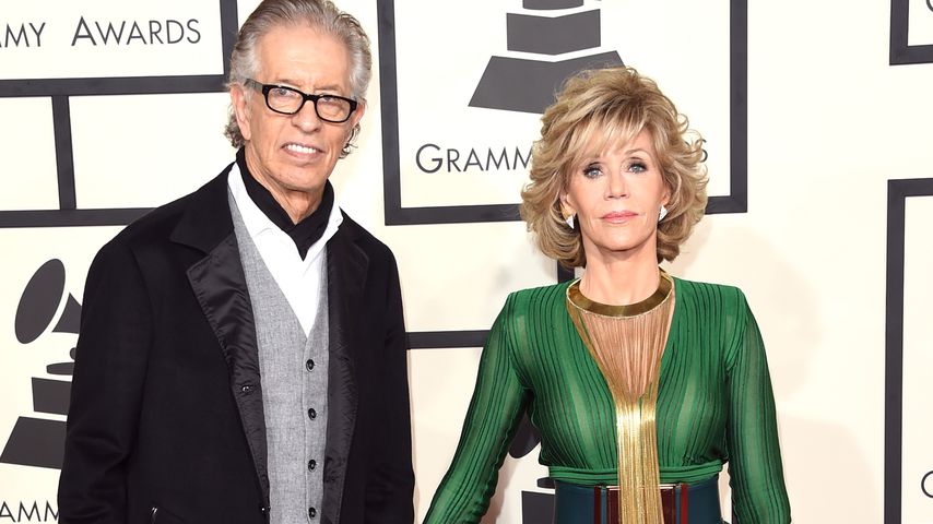 Richard Perry und Jane Fonda bei den "Grammy Awards" in Los Angeles 2015