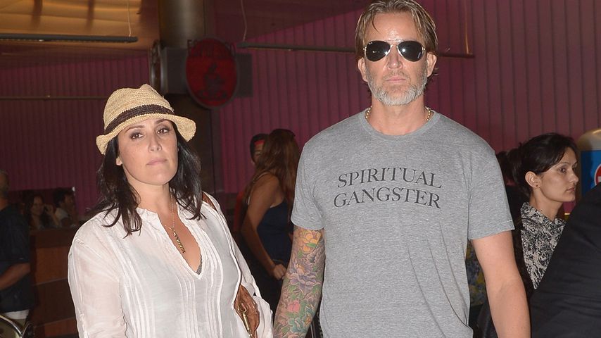 Ricki Lake und Christian Evans am LAX Flughafen