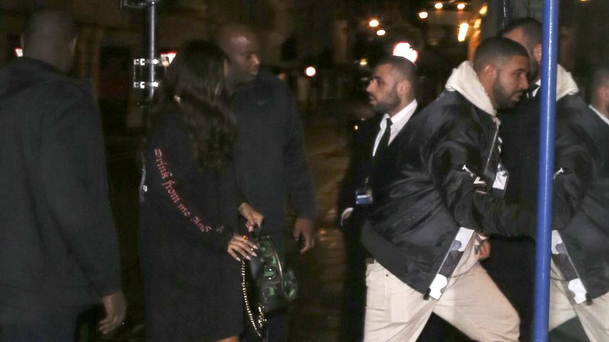 Rihanna und Drake in London
