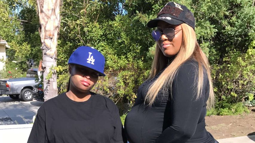 Blac Chyna in Robert-Kardashian-Kostüm für Halloween