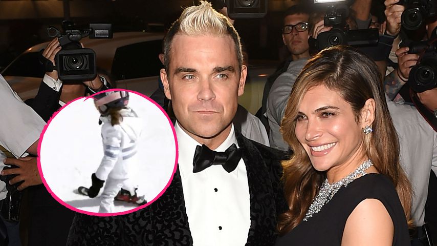 Mit 5 Jahren: Robbie Williams & Aydas Tochter ist Ski-Profi!