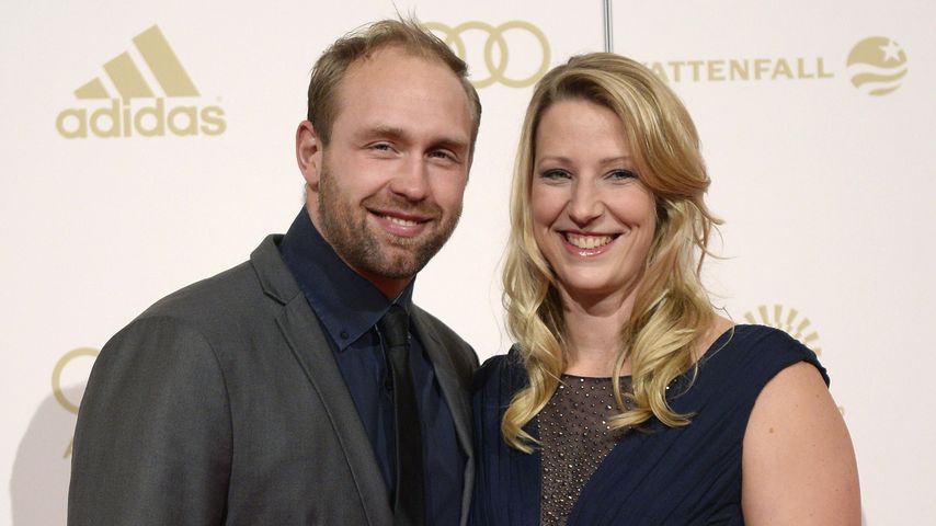 Robert Harting und Julia Fischer beim "Sportler des Jahres" in Baden-Baden (2014)