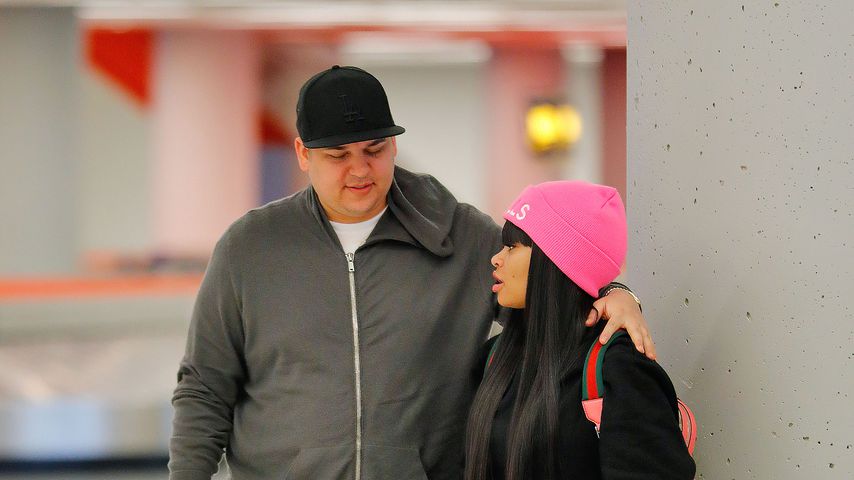 Robert Kardashian und Blac Chyna im Januar 2017
