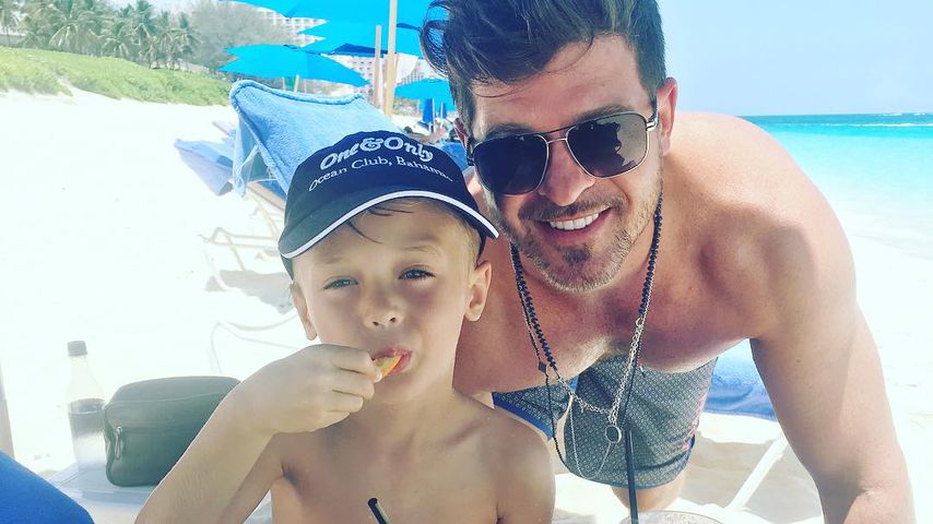 Robin Thicke im Urlaub mit seinem Sohn Julian