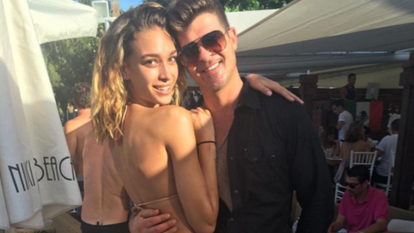 Robin Thicke und April Love Geary