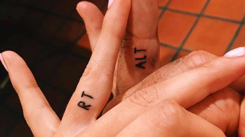 Robin Thicke und April Love Geary zeigen ihr Partner-Tattoo