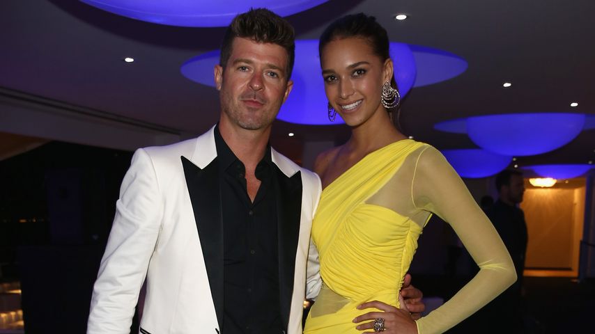 Robin Thicke und April Love Geary