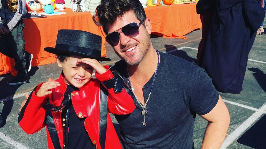 Robin Thicke und sein Sohn Julian
