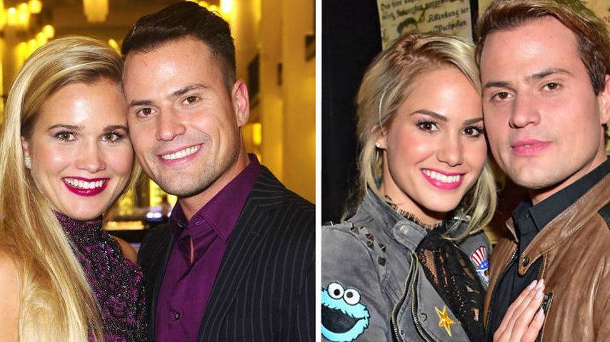 Rocco Stark mit seiner neuen Freundin Michelle und seiner Ex Angelina Heger